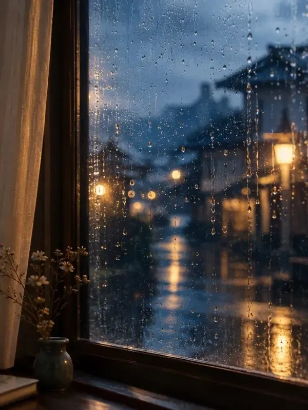 《下雨天》封面 - 治愈日常短剧